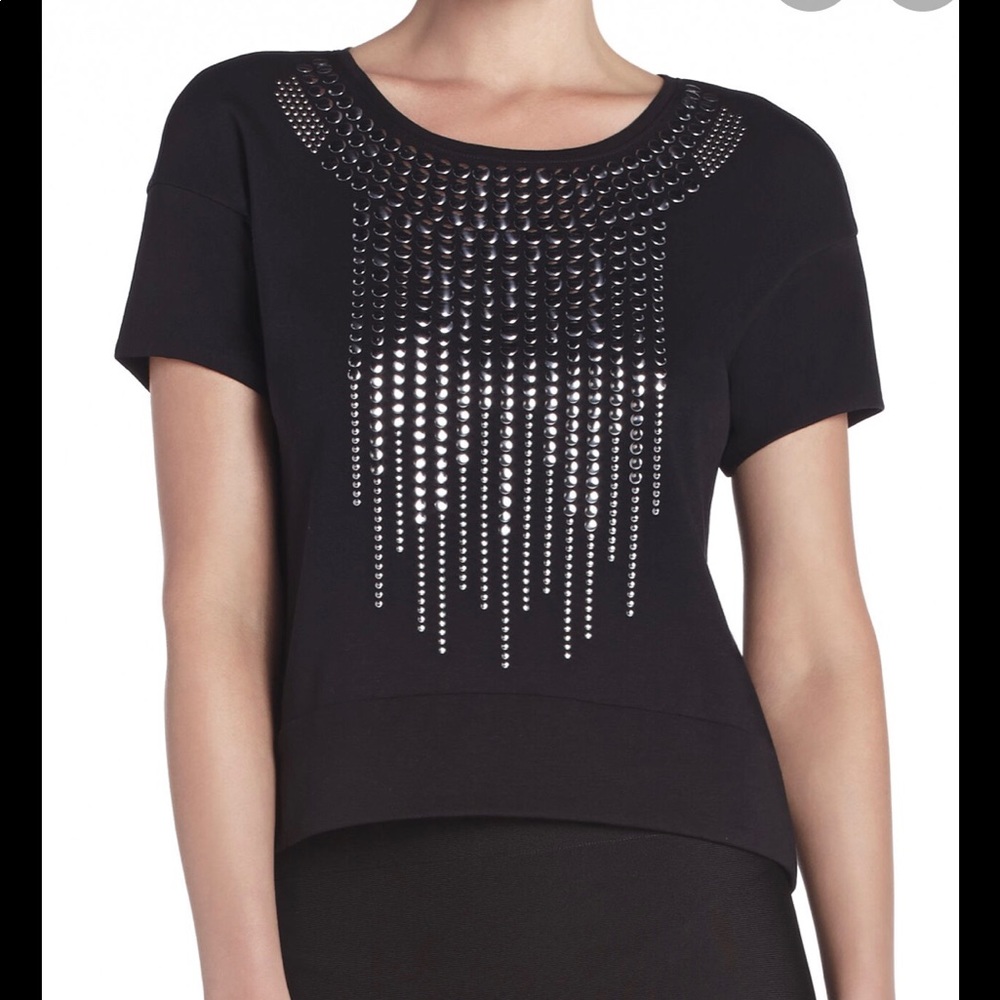BCBG Maxazria Talin Ponte Top